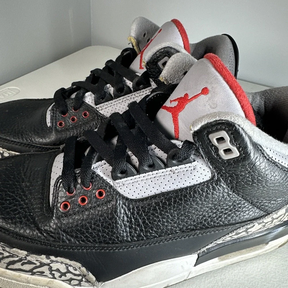 Size 9.5 - Jordan 3 Retro OG Mid Black Cement‎ ( 854262-001)